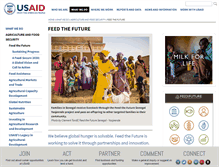 Tablet Screenshot of feedthefuture.gov